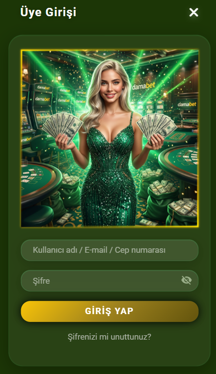 Damabet kayıt formu
