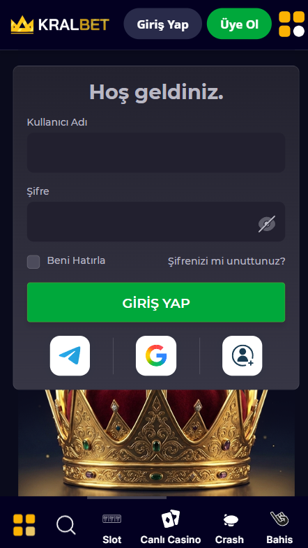 Kralbet kayıt formu